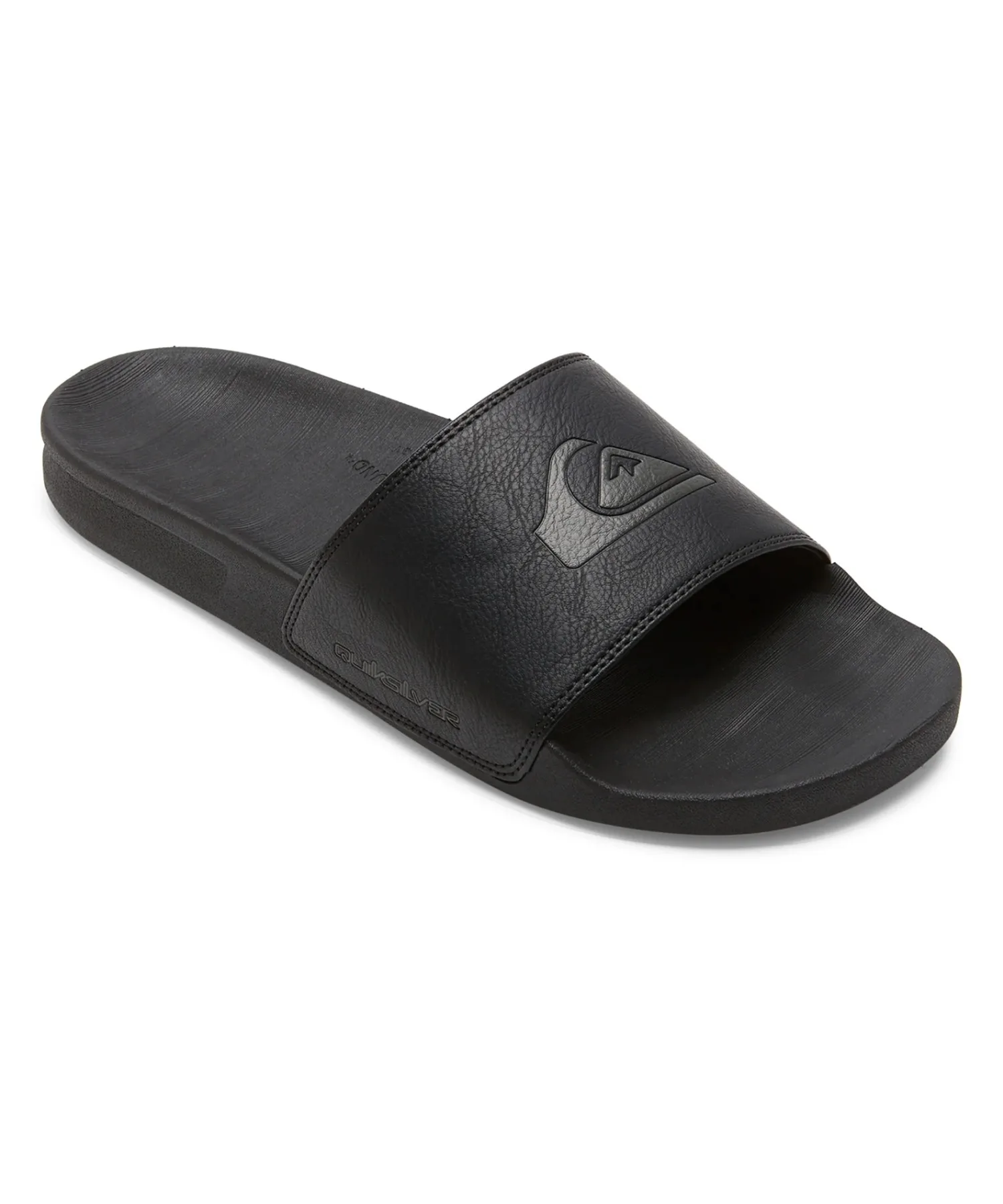 Мужские кожаные сандалии Quiksilver RIVI NUBUCK чёрные