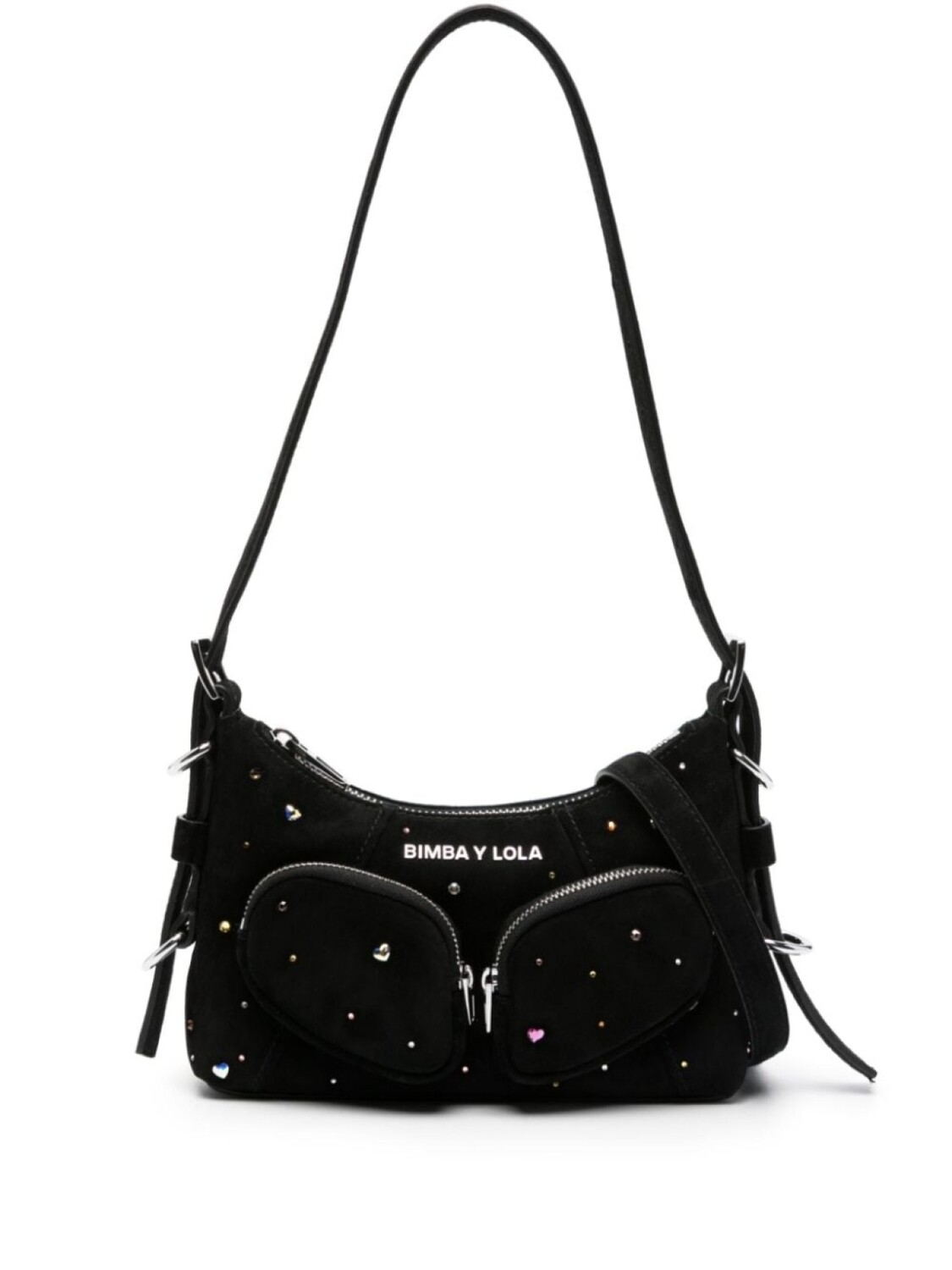 

Bimba y Lola сумка на плечо XS с кристаллами Swarovski, черный
