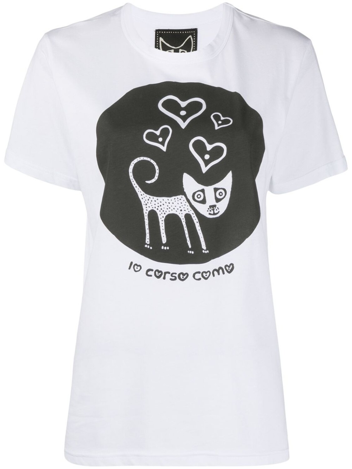 

Corso Como футболка с графичным принтом, белый