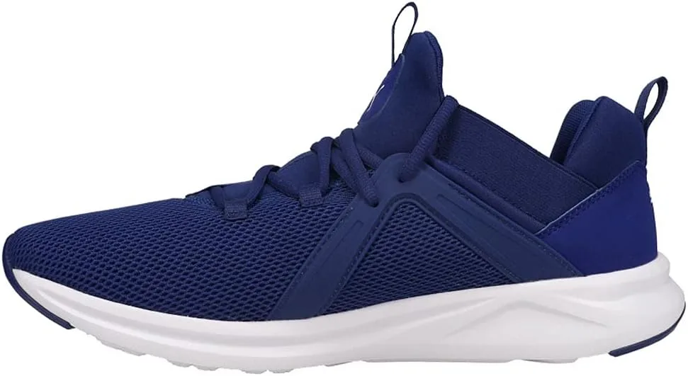 Мужские кроссовки PUMA Enzo 2 для бега по улицам, белый/синий — фото 3