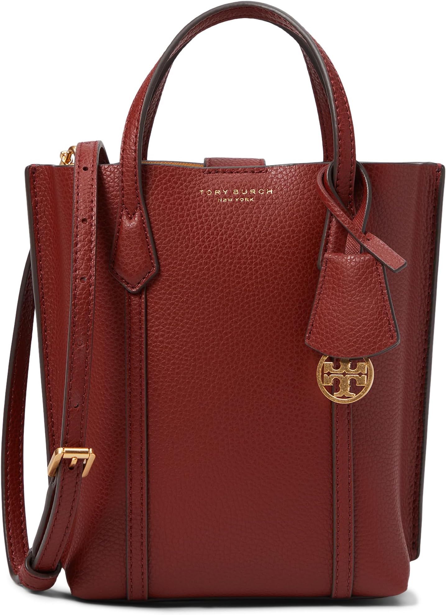 

Сумка Tory Burch Mini Perry Tote, цвет Bricklane