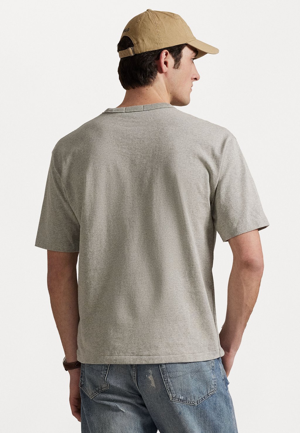 

Базовая футболка RELAXED FIT LOGO Polo Ralph Lauren, серый