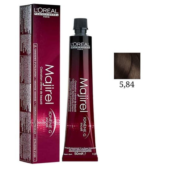 

Лореаль Мажирель, Стойкая краска для волос - цвет 5.84, 50 мл, L'Oréal Professionnel