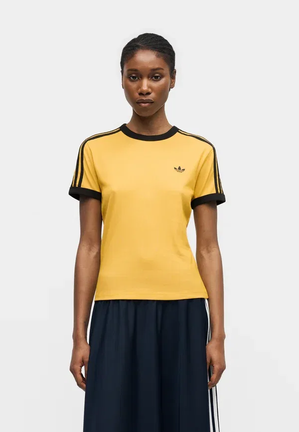 Футболка Adidas Originals 3S cali tee print t-shirt, цвет ночной индиго/голубой рассвет/ночной индиго — фото 3