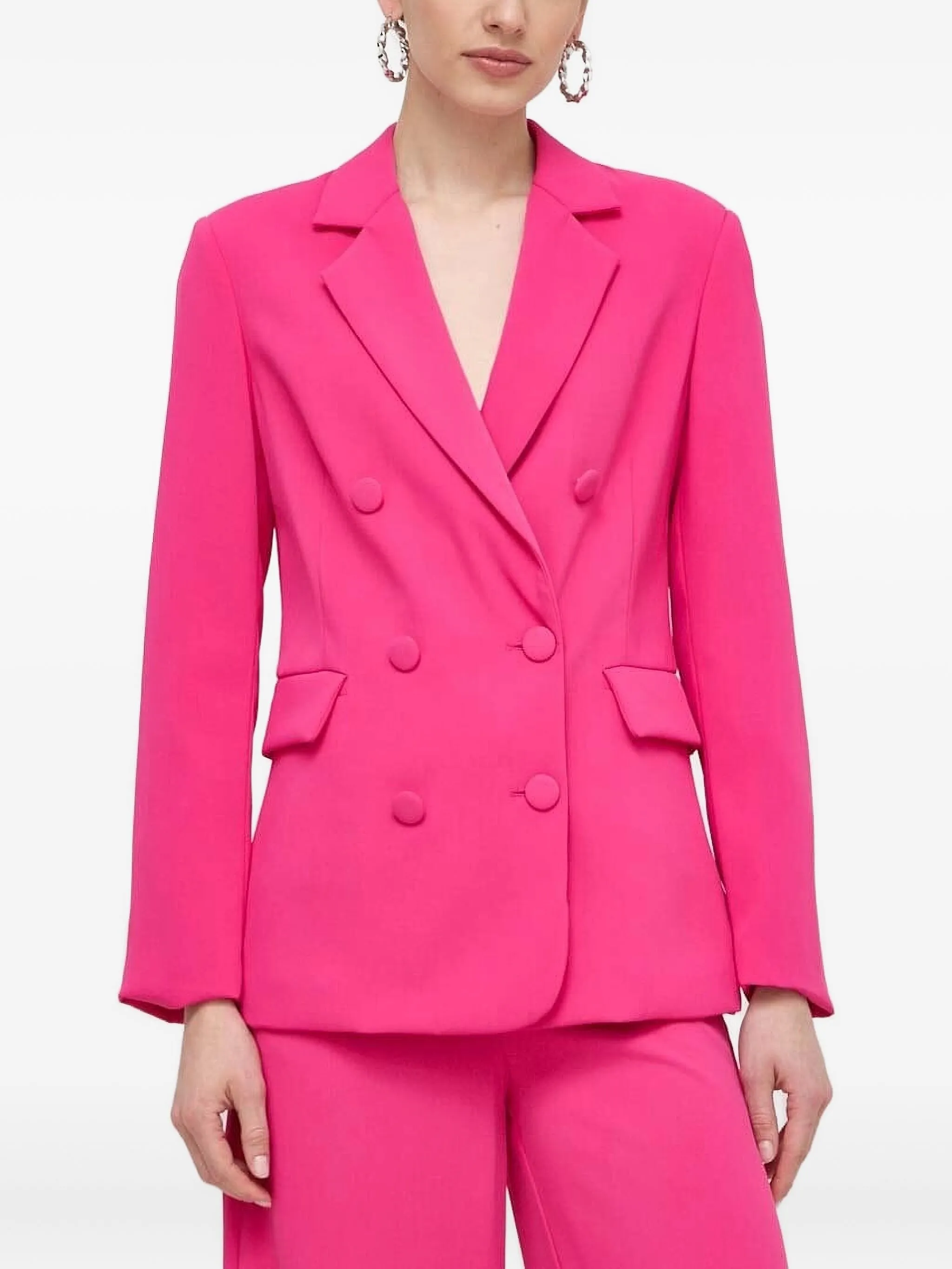

Двубортный блейзер Silvian Heach, розовый