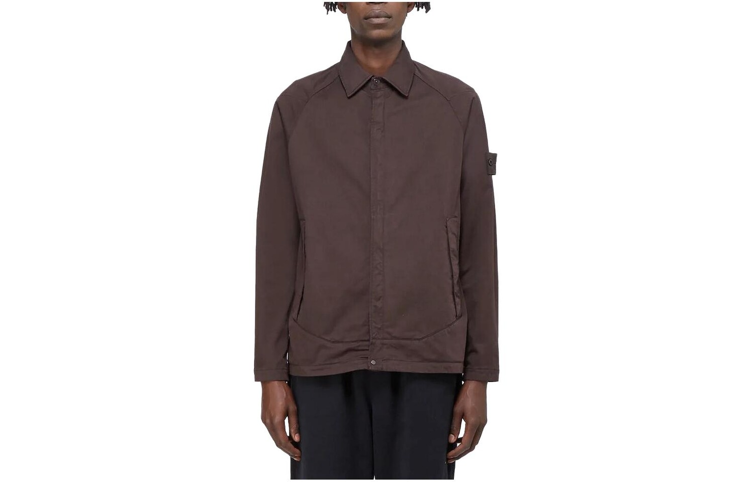 

Рубашка мужская коричневая Stone Island, коричневый