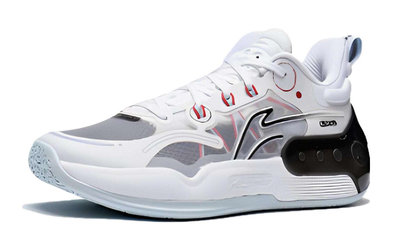 Баскетбольные кроссовки YuShuai 16 V2 для детей GS Low-top белые/черные Lining Young — фото 2