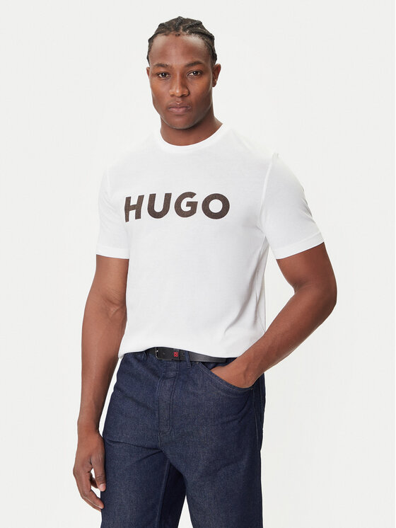 

Футболка regular fit Dulivio 50542737 Hugo, экрю