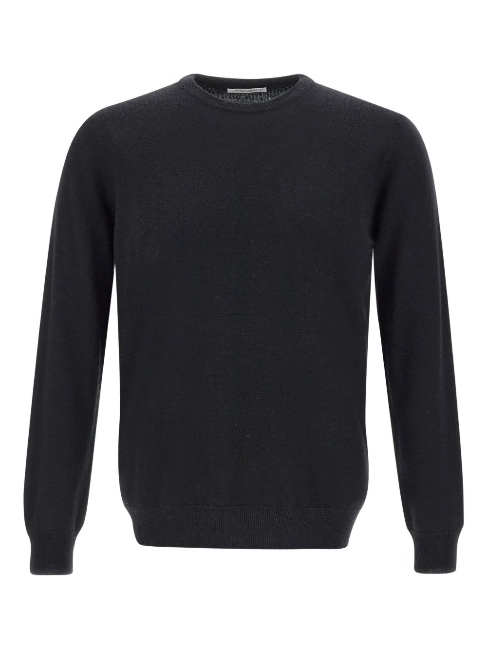 

Ребристый свитер с круглым вырезом Kangra, черный