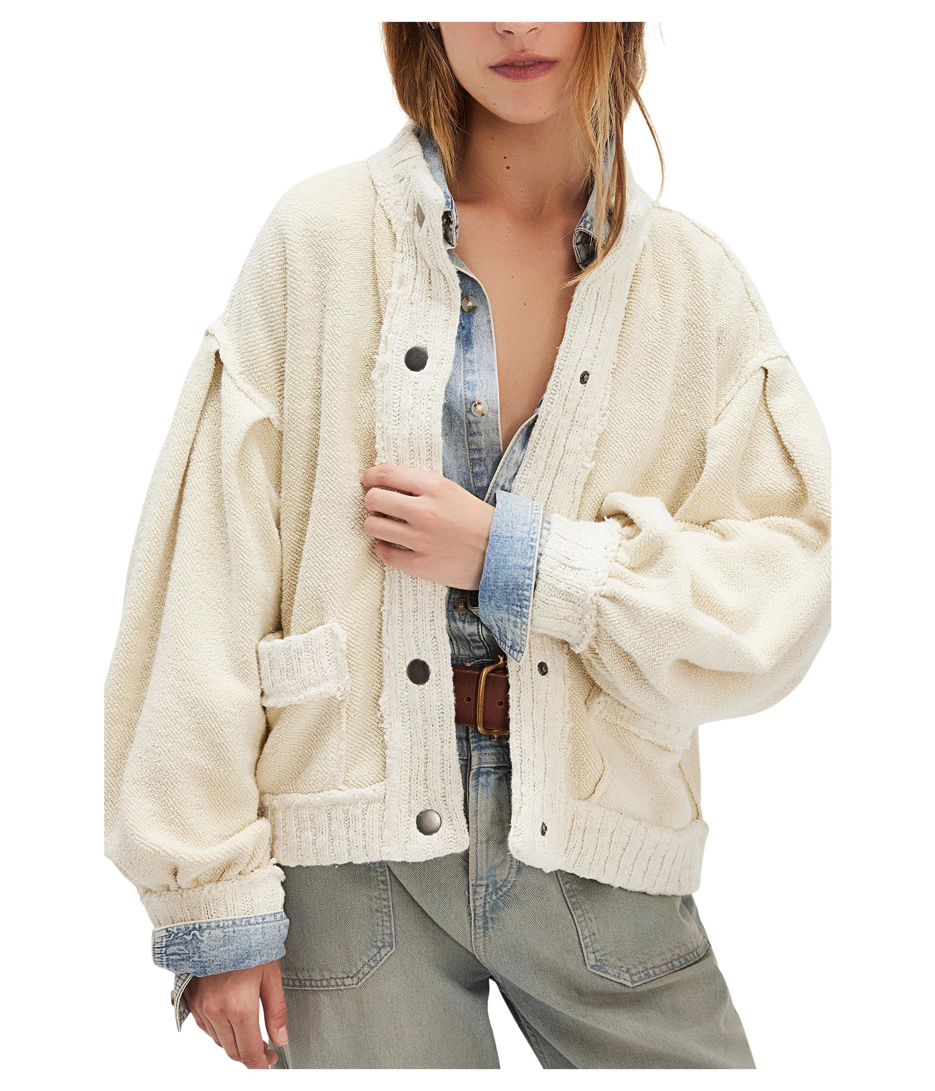 

Свитер Free People We The Free Cute In This Cardi, цвет Tea
