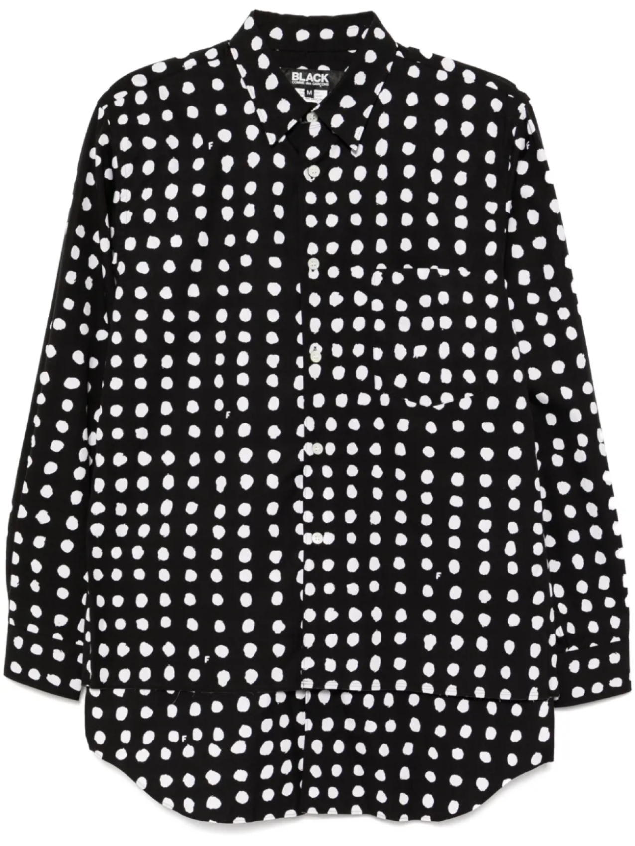 

Рубашка Filip Pagowski в горошек Black Comme Des Garçons, черный