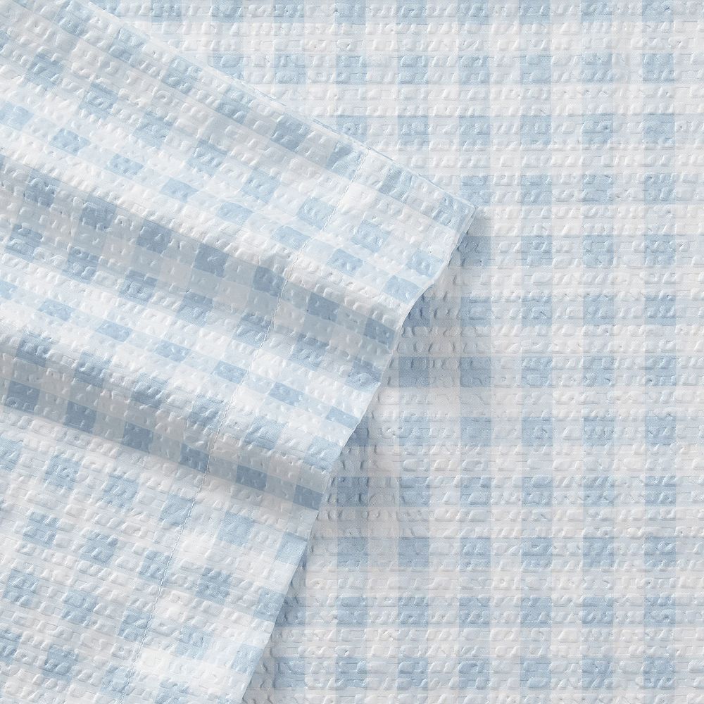 

Комплект простыней из хлопчатобумажной ткани Shavel Home с наволочками, цвет Gingham Blue