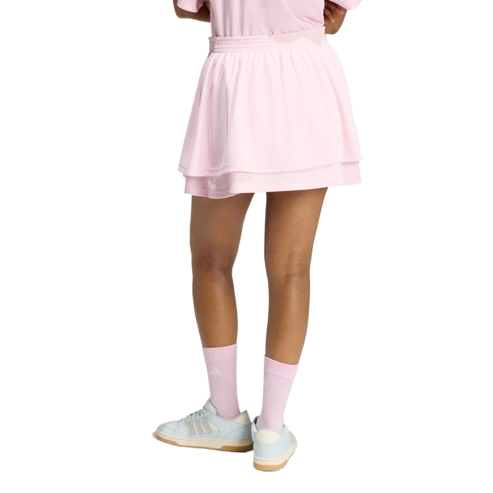 Спортивная повседневная короткая юбка Women's Adidas, transparent розовый/energetic красный — фото 3