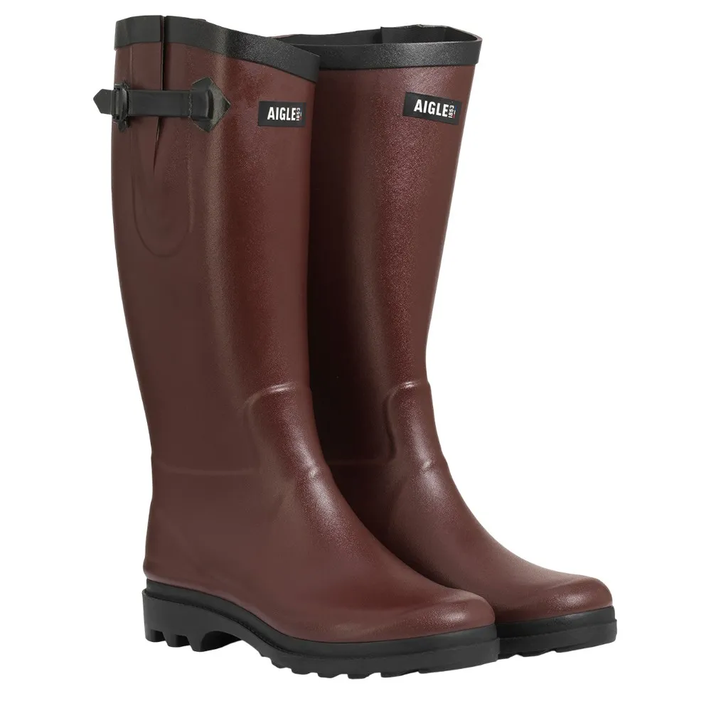 Ботинки Aigle NC255 rain, коричневый