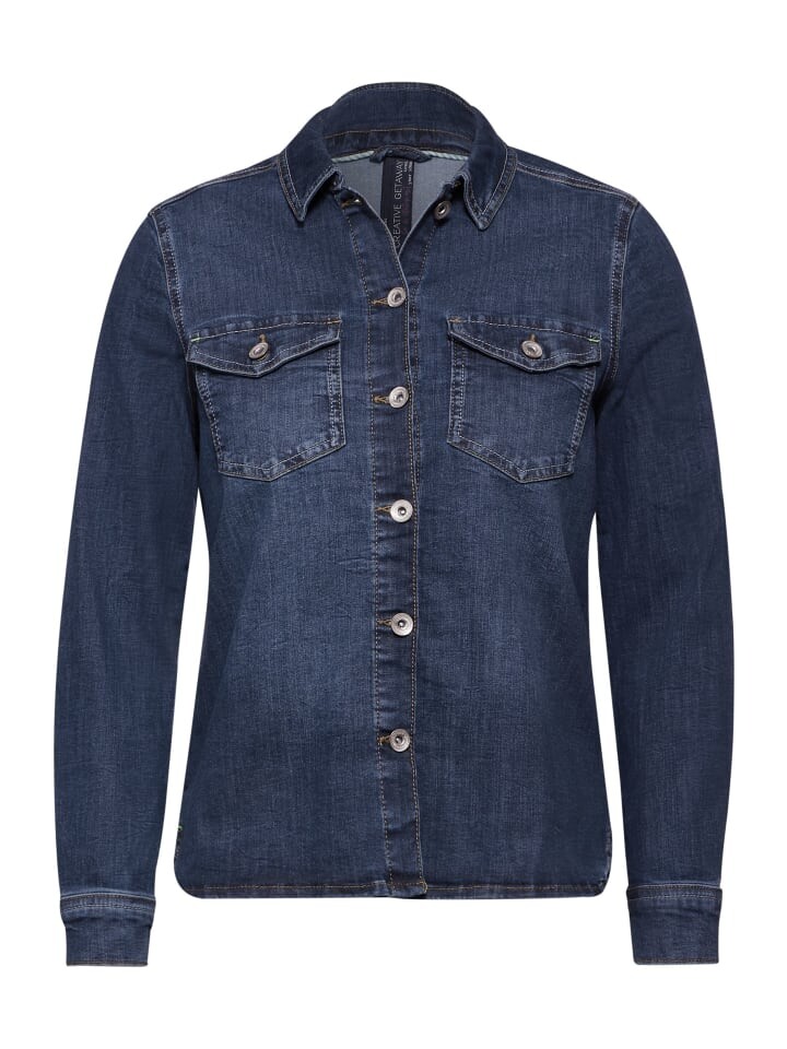 

Блуза Cecil, цвет mid blue used wash