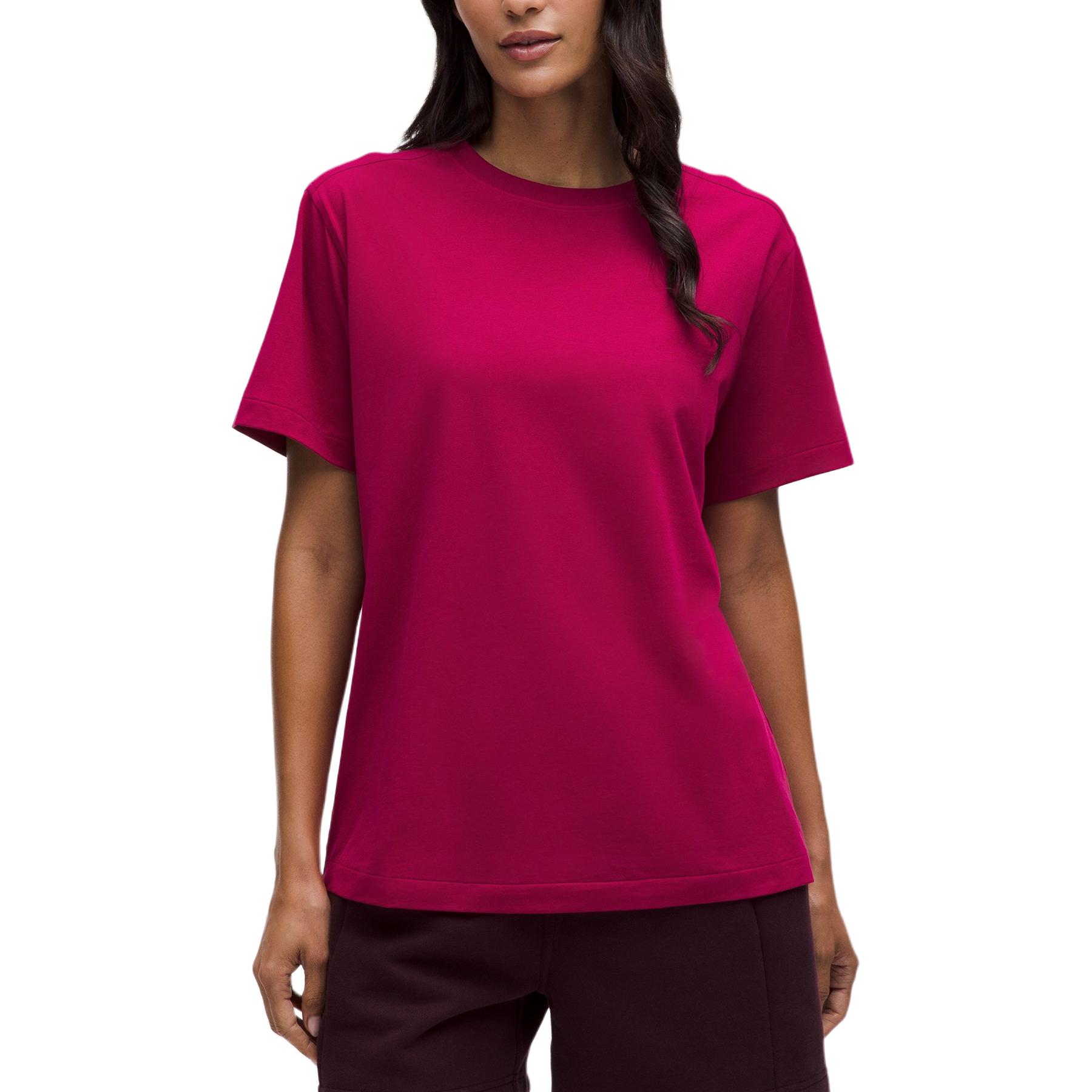 

Футболка All Yours SS25 для женщин Lululemon, berry rum красный/brml