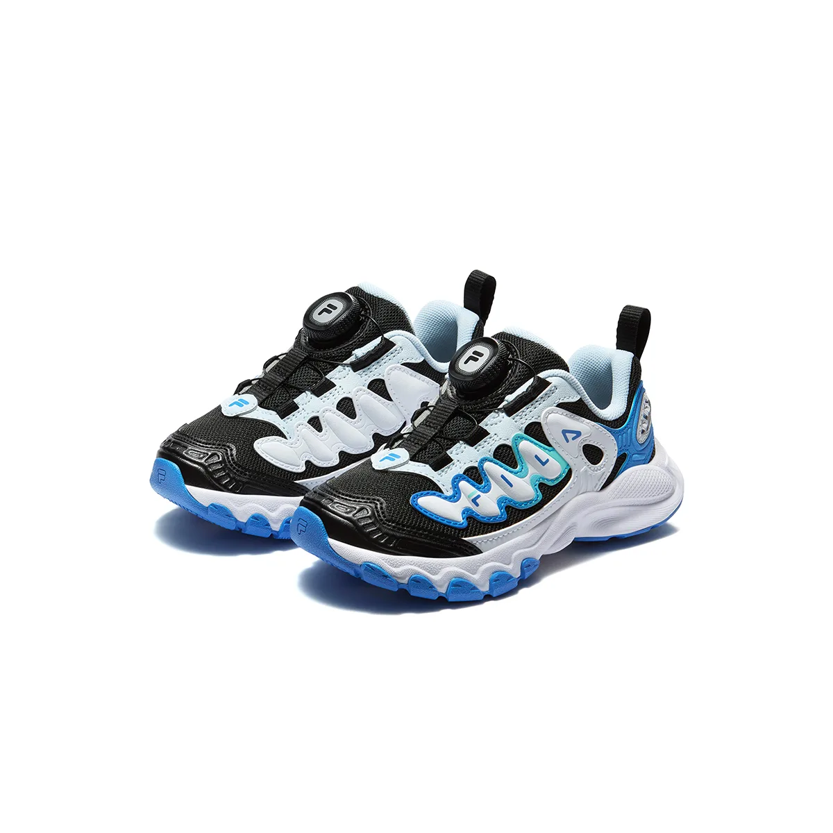 FILA KIDS Беговые кроссовки Heritage FHT из синтетической кожи и текстиля для детей 3-7 лет — фото 4