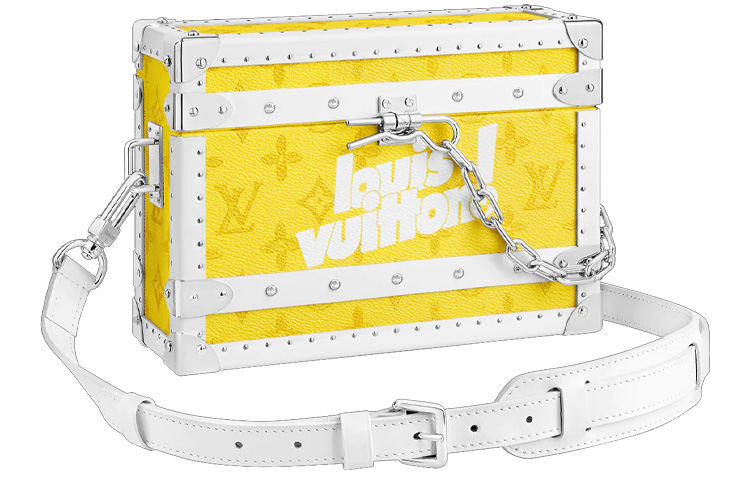 

LOUIS VUITTON Желтая кожаная сумка-кроссбод
