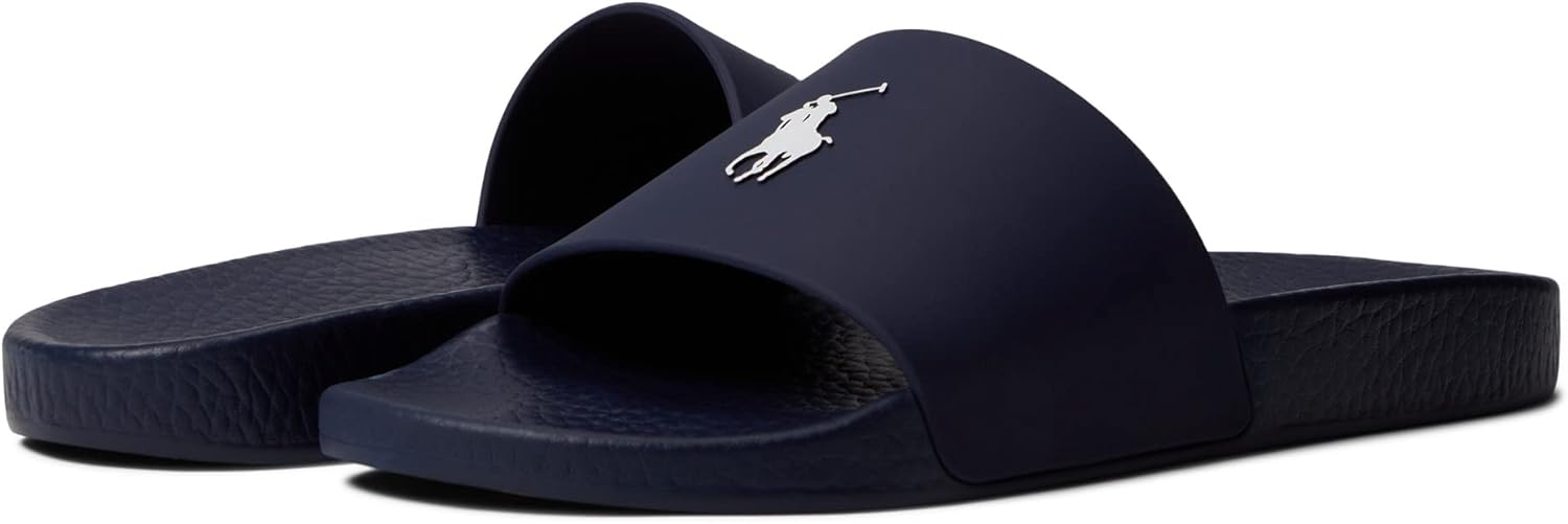 

Мужские шлепанцы Polo Ralph Lauren Polo, белый/синий/темно-синий
