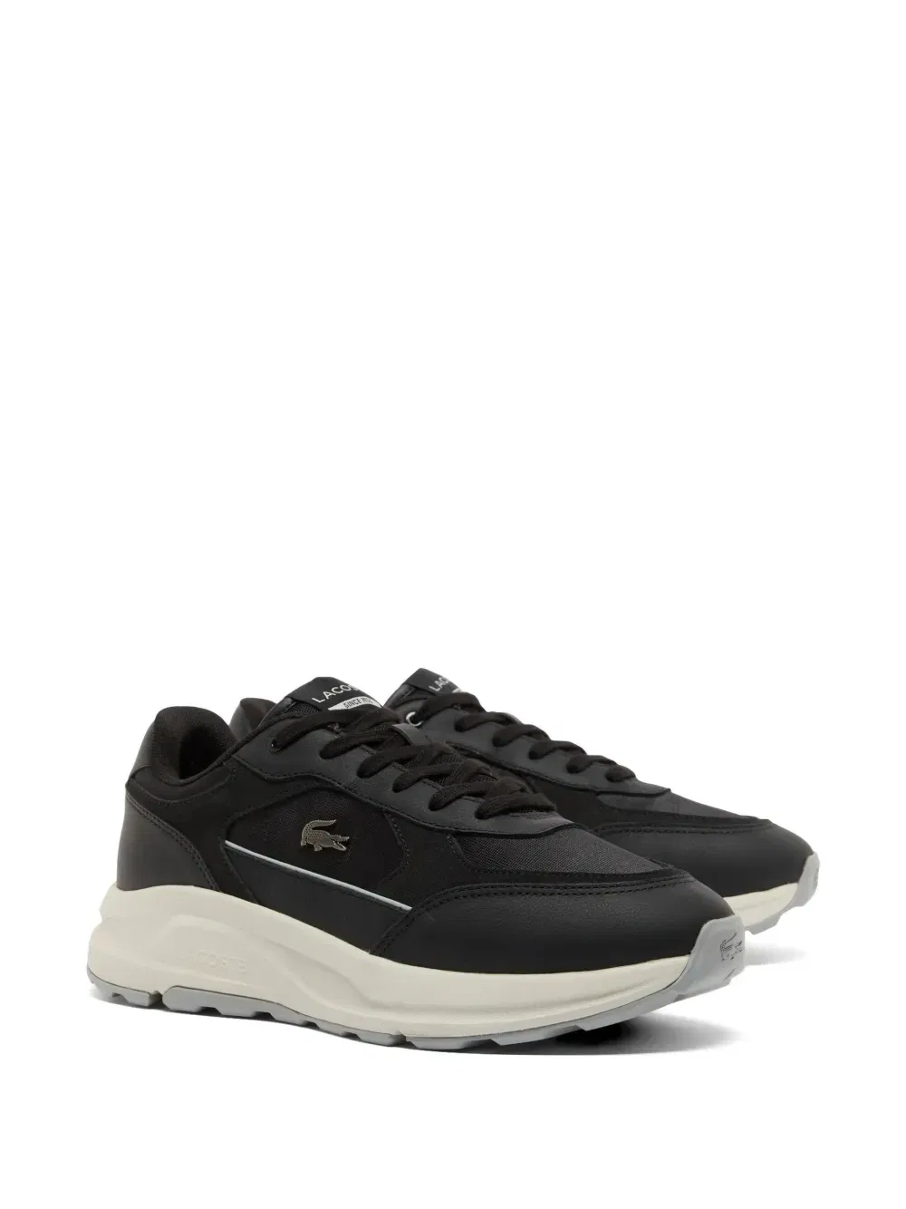 Кроссовки Run Set Lacoste, черный — фото 2