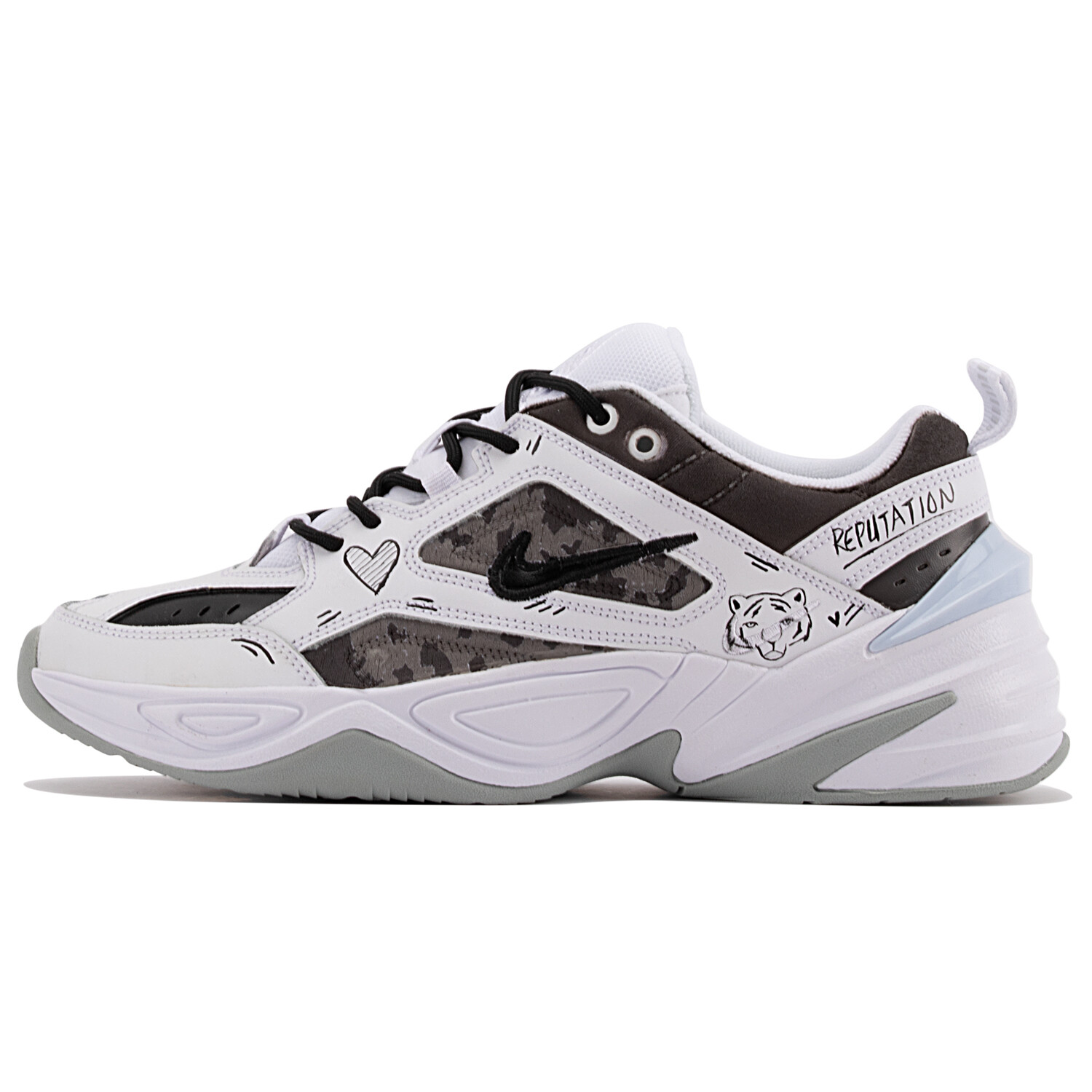 

Кроссовки Nike M2K Chunky Sneakers Unisex Low-top Grey/white, серый/белый
