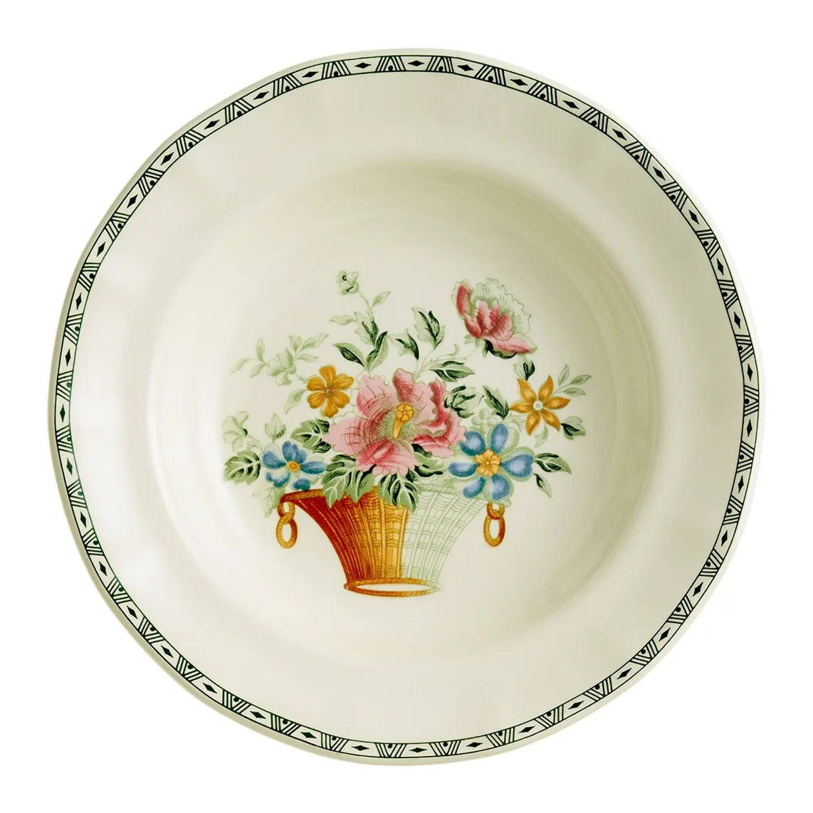 

Тарелка глубокая Floral Basket La Cartuja de Sevilla, разноцветный
