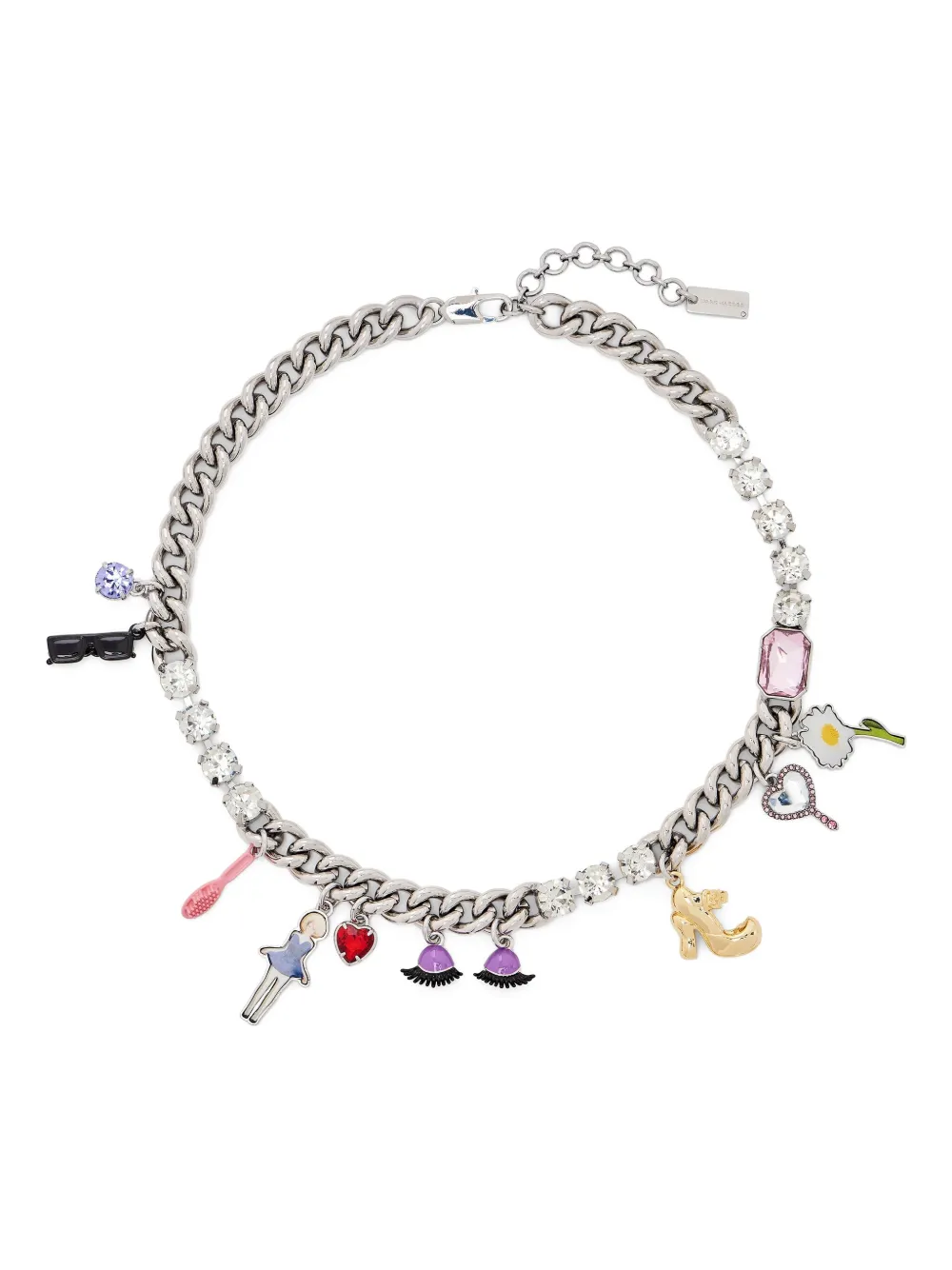 

Ожерелье с подвесками «Кукольный домик» MARC JACOBS, серебряный