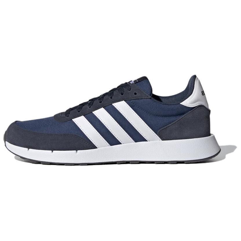 

Adidas Neo Унисекс беговые кроссовки Run 60s 2.0 с противоскользящей подошвой и дышащим верхом низкие синие деним с белым, цвет Denim Blue/White