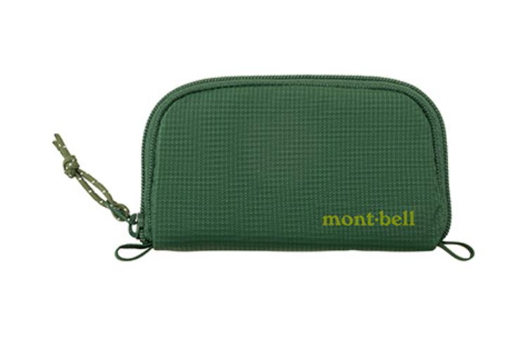 

MONTBELL Нейлоновый мини кошелёк унисекс зелёный, Green