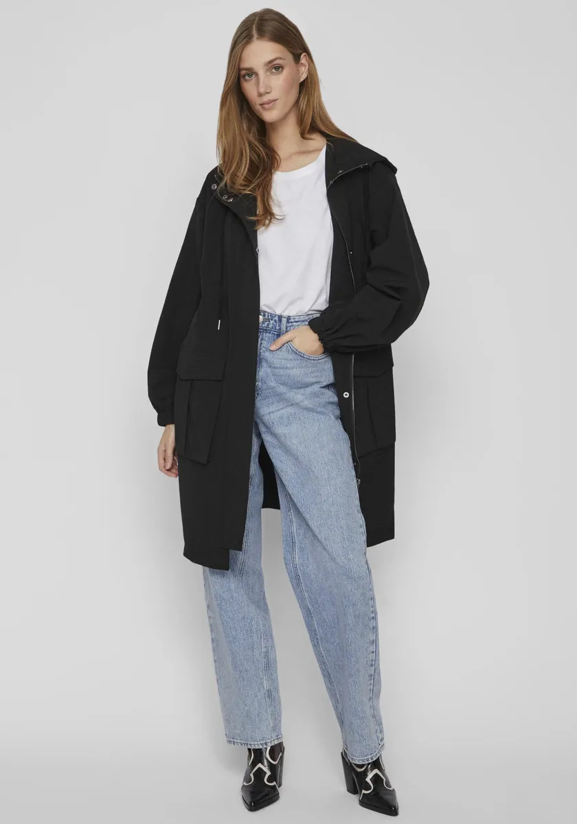 

Вилла-парка "VISILIANA LONG PARKA JACKET - NOOS", с капюшоном Vila, черный