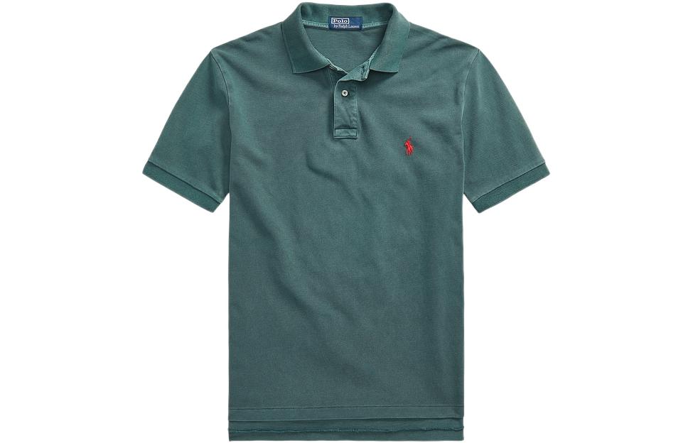 Хлопковая поло с вышитым логотипом Polo Ralph Lauren, Jasper — фото 2