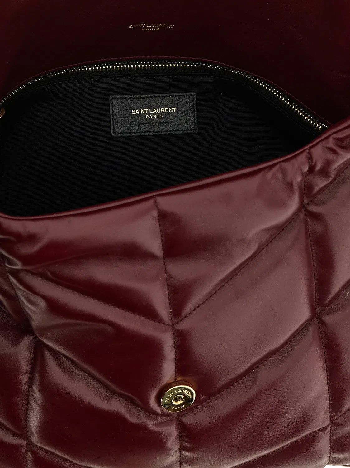 Сумка на плечо 'Puffer' SAINT LAURENT, бордовый — фото 4