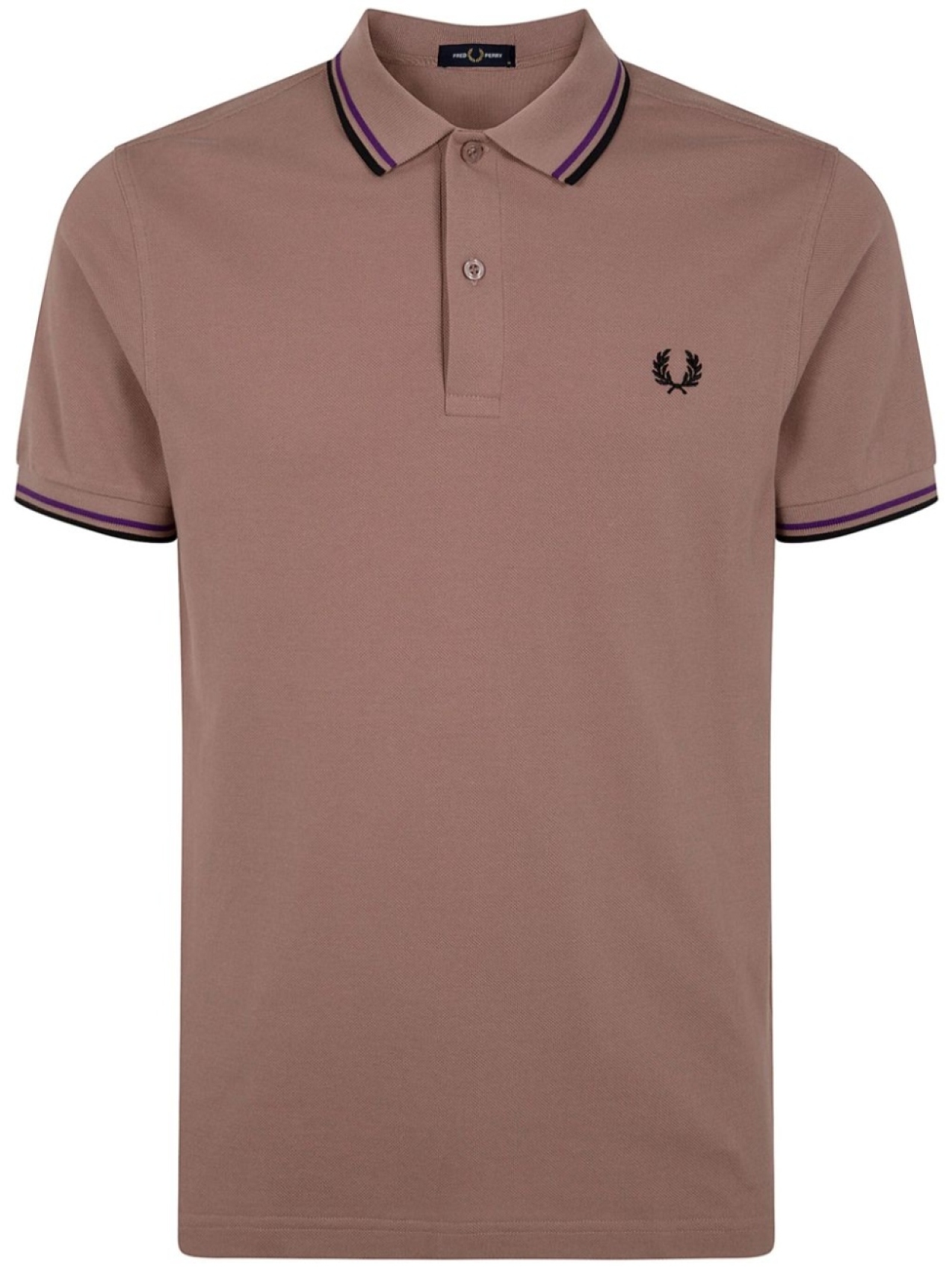 

Рубашка поло с двойным наконечником Fred Perry, розовый