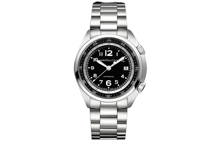

Hamilton Часы Khaki Aviation Pioneer Auto H76455133, Black Dial
