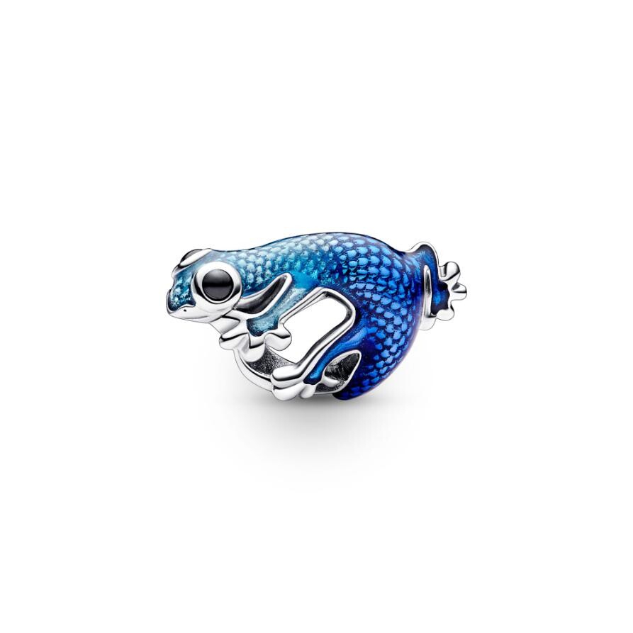 

Шарм Metallic Blue Gecko Pandora, стерлинговое серебро