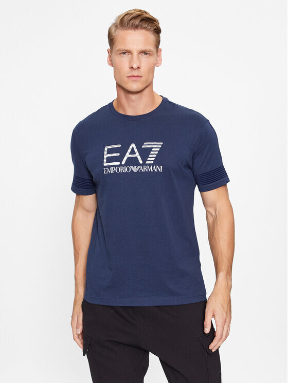 

Футболка стандартного кроя Ea7 Emporio Armani, синий