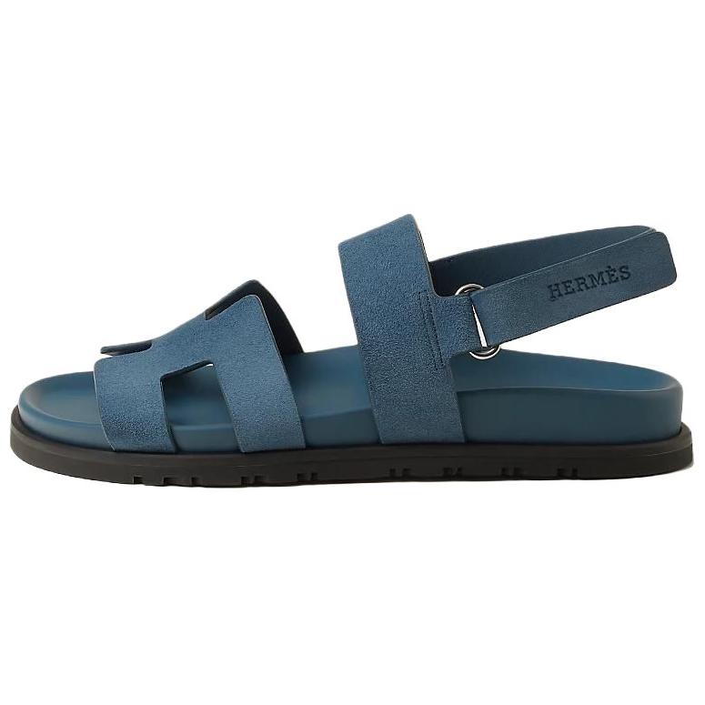 HERMES Сандалии Genius One Strap, женские, синие