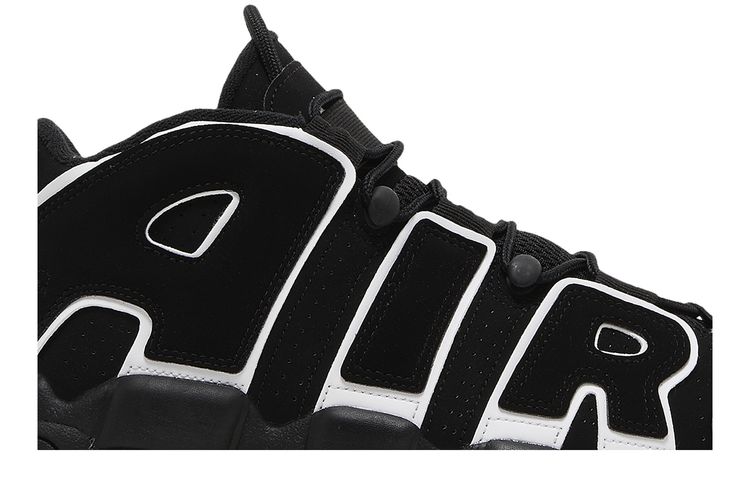 Кроссовки Air More Uptempo '96 'Black White' 2023, черный — фото 2