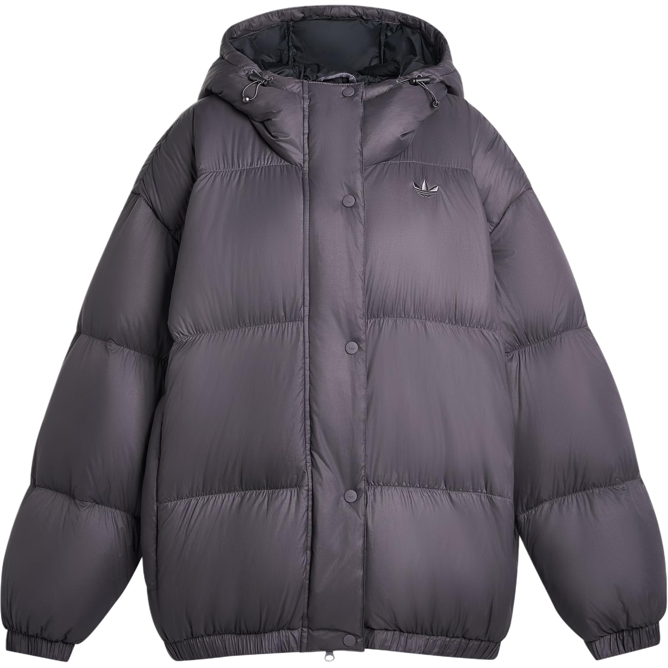 

Пуховик street down fw25 Adidas Originals, серый/черный