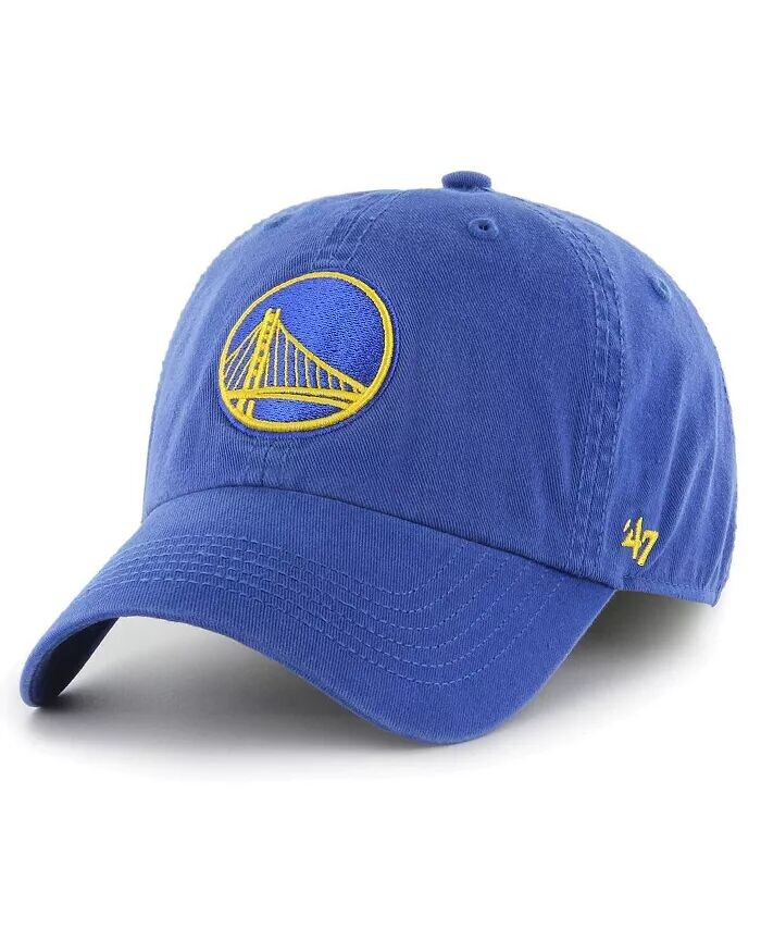 

Мужская приталенная кепка Royal Golden State Warriors Classic Franchise '47 Brand, синий