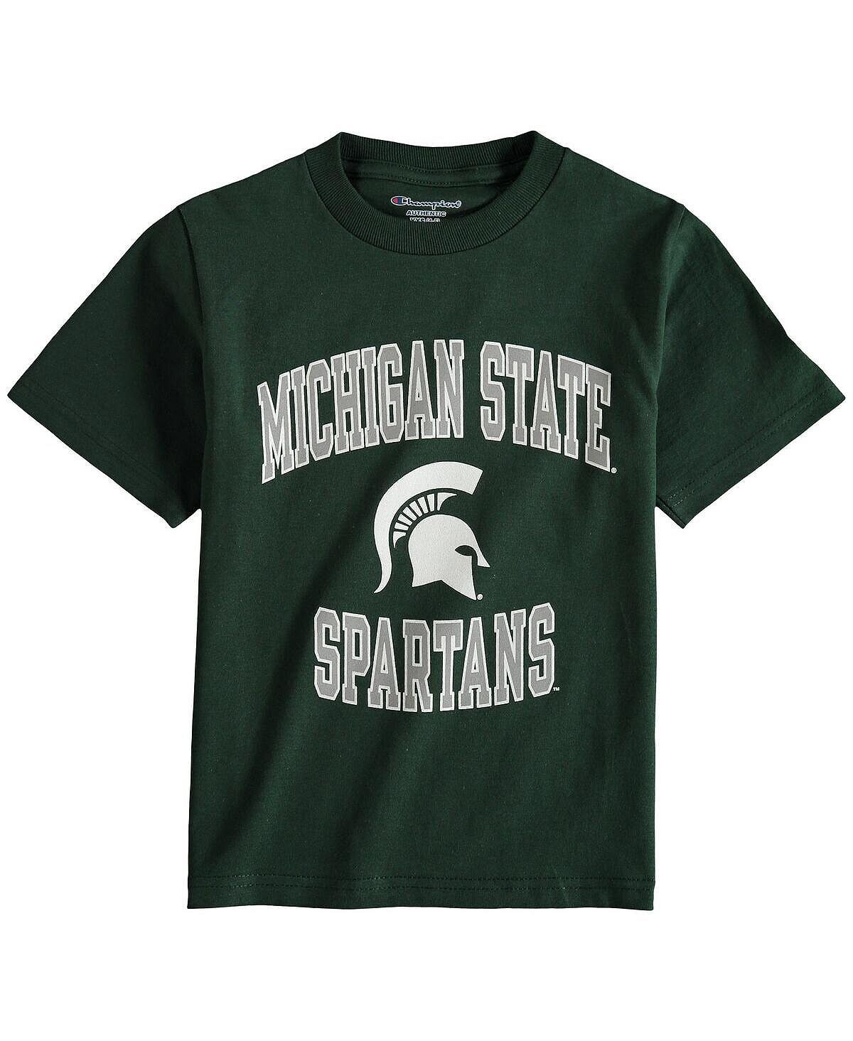 

Зеленая футболка Big Boys Michigan State Spartans Circling Team Champion