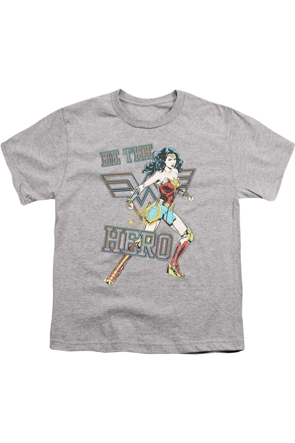 

Футболка с коротким рукавом для детей "Wonder Woman 84: Будь героем" Gildan, Athletic Heather