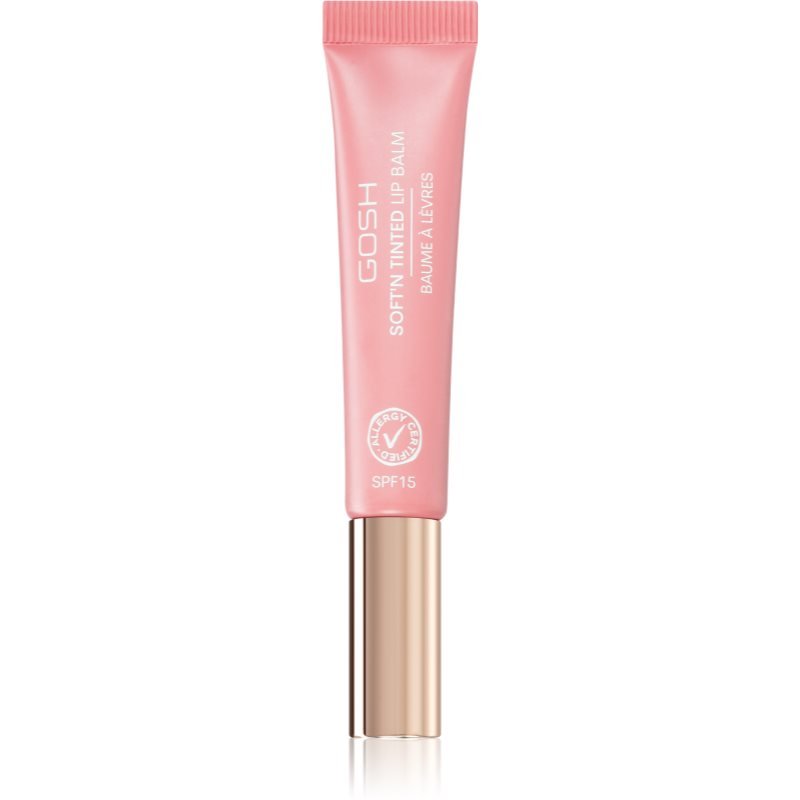 

Gosh Soft`n Tinted оттеночный бальзам для губ SPF 15 оттенок Nude 8 мл