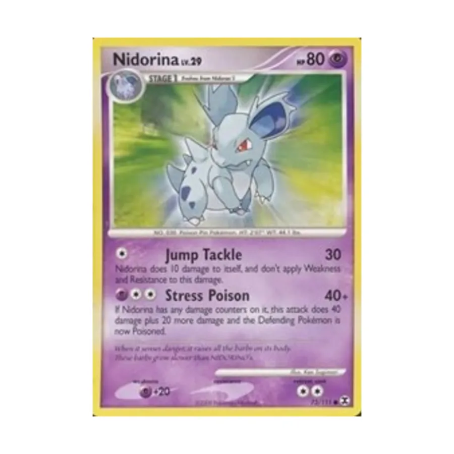 

CCG Нидорина (К) #73, Pokemon - Rising Rivals - Singles