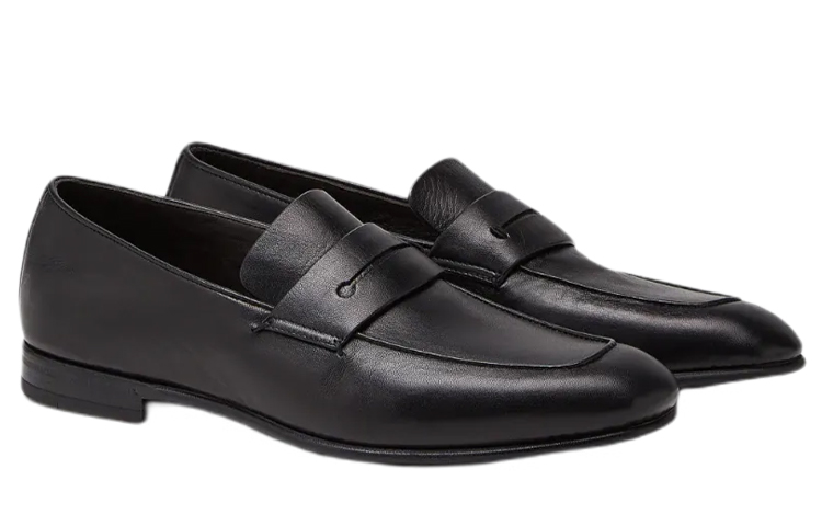 Zegna L'Asola Повседневные туфли мужские черные Ermenegildo Zegna — фото 2