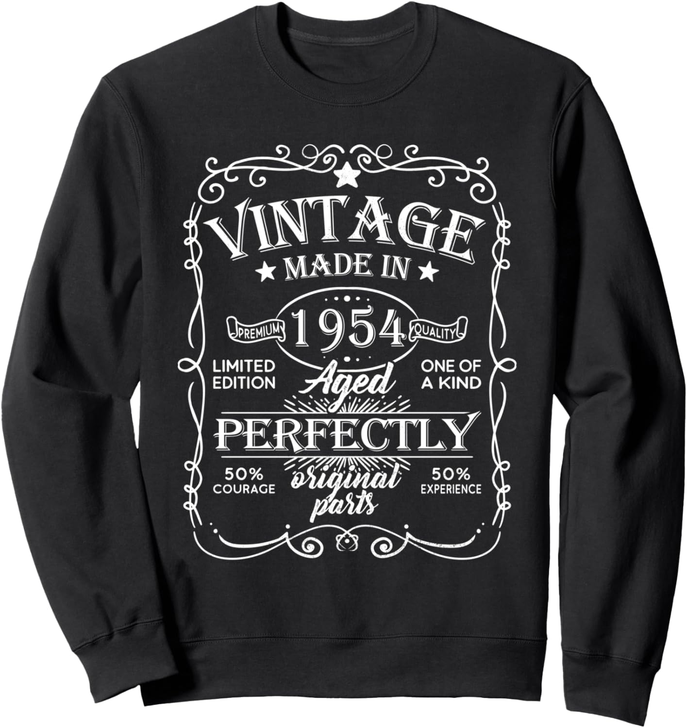 

Винтажная толстовка для вечеринки по случаю 70-летия, 1954 год Retro Vintage Birthday Party Classic Gift Store, черный