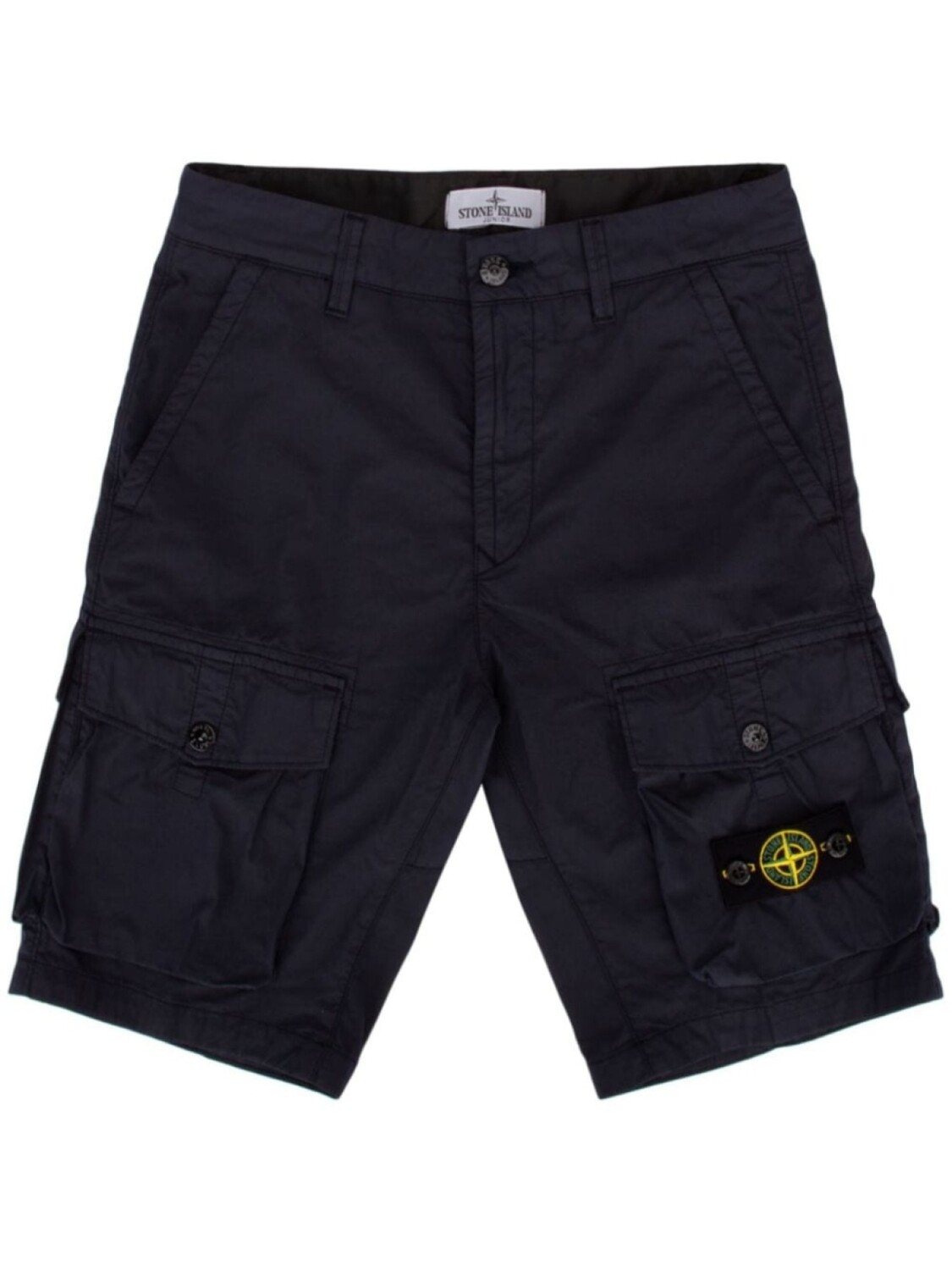 

Stone Island Junior шорты-бермуды с логотипом, синий