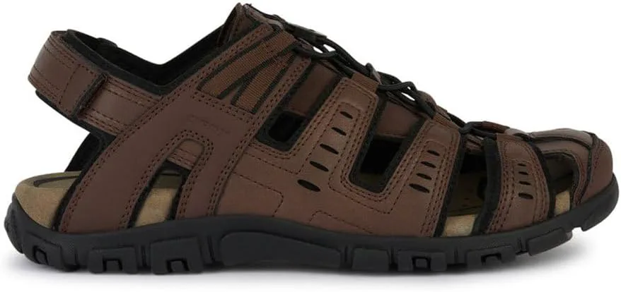 Мужские сандалии Geox U Terreno + Grip aSports, темно-коричневый — фото 2