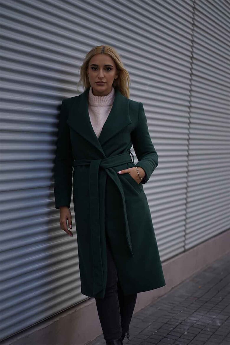 

Пальто из шерсти и пояса Innes Atelier, зеленый