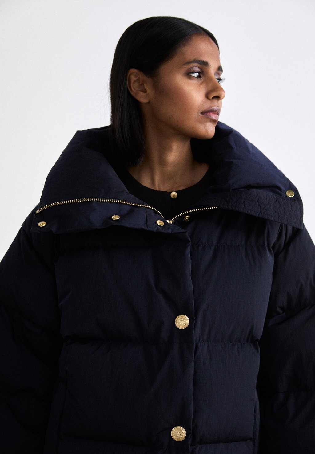 

Пуховик GOLD BUTTON JACKET Tommy Hilfiger, темно-синий